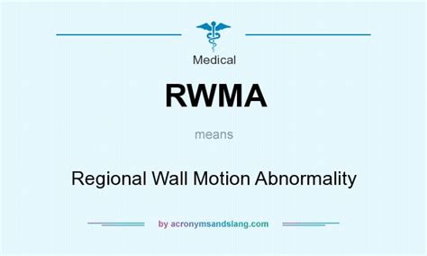 rwma medical abbreviation